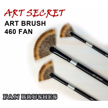 Fan Art Painting Brush for Watercolor